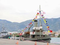 TCG Nusret Müze Gemisi KKTC'de ziyarete açıldı
