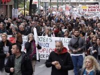 Yunanistan'da işçiler 24 saatlik genel greve gitti