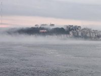 Çanakkale Boğazı sis nedeniyle transit gemi geçişlerine kapatıldı