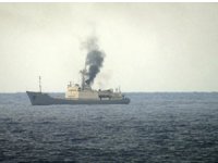 Rus casus gemisi Akdeniz'de alev almış