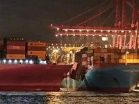 ONE konteyner gemisi Maersk gemisiyle çarpıştı