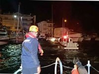 Fethiye'de sürüklenen teknenin imdadına KEGM yetişti
