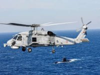 SeaHawk helikopteri denize acil iniş yaptı