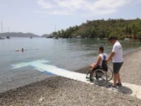Muğla plajlarında engeller ortadan kaldırılıyor