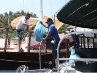Muğla kıyılarında 8 tekne ile temiz deniz seferberliği