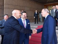 Tamer Kıran ve Rifat Hisarcıklıoğlu ABD Büyükelçisi ile görüştü