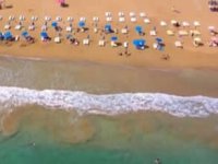 Alanya'da deniz aniden yükseldi! Vatandaşlar panikledi
