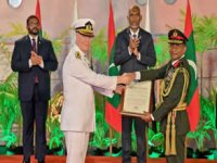 TCG Volkan 'Dharumavantha’ adıyla Maldivler’in hizmetinde