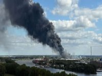 Hamburg Limanı'nda yangın: 6 yaralı