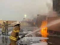 Aliağa Nemport Limanı’nda korkutan yangın