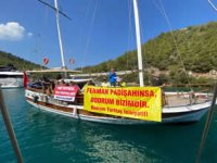 Bodrum’da ‘Koylarımız işgal altında’ protestosu