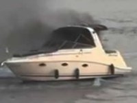 Bu kez tekne yangını haberi Akyaka’dan geldi
