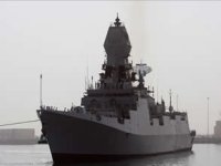 Hint savaş gemisi Rumlar ile ortak tatbikat için yola çıktı