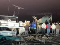 Balıkçı teknesinde patlama! 4 kişi yaralandı