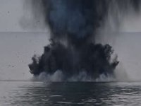 Trabzon'da balıkçıların bulduğu İDA  etkisiz hale getirildi