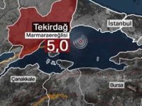 Marmara Denizi’nde 5 büyüklüğünde deprem