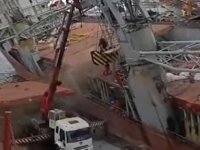 Tuzla’ya bakıma gelen gemi yan yattı: 1 ölü