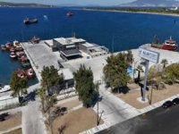 Aliaport yolcu iskelesi hizmete hazır