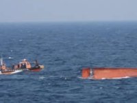 Balıkçı teknesiyle kargo gemisi çatıştı