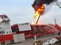 Türk bayraklı gemi Ukrayna'da vuruldu