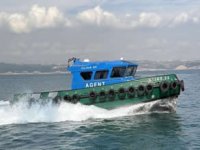 Çanakkale Limanı’na yeni acente botu göreve başladı