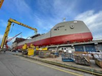 Çeksan M/T AMONITH denize indiriyor