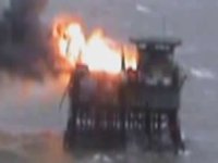 Hazar Denizi’nde Lukoil’in petrol tesisine saldırı