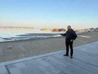 Tekirdağ'da deniz çekildi! Bölge halkı tedirgin