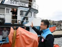 Bakan Yumaklı İstanbul Boğazı'nda balıkçılık denetiminde