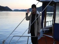 Antalya'da denizden okula eğitim yolculuğu