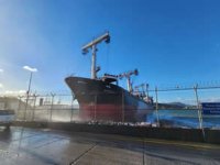 Aliağa’da kuru yük gemisi karaya oturdu