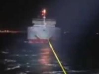 Arızalanan geminin imdadına KEGM yetişti