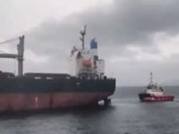 İstanbul Boğazı'nda kuru yük gemisinde makine arızası