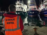 1,8 ton kalkan balığına el konuldu, gemi 1 ay men edildi