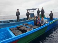 6.6 ton uyuşturucu taşıyan gemi ele geçirildi