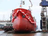 Hicri Ercili çevre dostu tanker 'Wolf 1' suyla buluşturdu