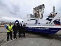 Haliç Tersanesi’nden Ankara’ya baraj temizleme teknesi