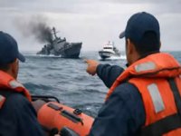 Sri Lanka, batmakta olan gemiden 30 İranlı denizciyi kurtardı