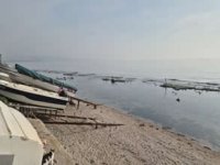 Tekirdağ'da deniz 7 metre çekildi: Kral yolu ortaya çıktı