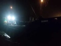 Marmara'da kuru yük gemisi karaya oturdu