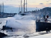 Yalıkavak'ta marinada lüks yatlar cayır cayır yandı!