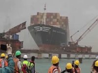 MSC Alexandra Hindistan’da iskeleye çarptı