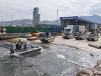 İzmir Körfezi’nde temizlik için 5 yeni amfibi araç sahada