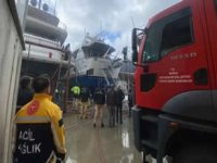 İçmeler Tersaneler Bölgesi’nde tekne yangını