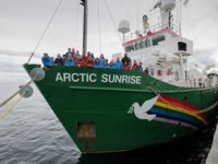 Greenpeace Arctic Sunrise gemisi Sumud Filosu'nda