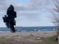 Karasu açıklarında şüpheli İHA imha edildi