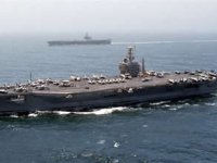 ABD uçak gemisinde yine yangın çıktı, yaralılar var!