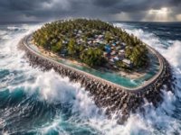 Pasifik adaları dalgalara karşı ada çevresine duvar örecek