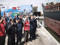 Mersin’den Lübnan’a umut yüklü yolculuk başladı