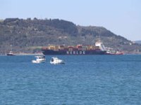 Çanakkale Boğazı'nda arızalanan gemi deniz trafiğini tıkadı